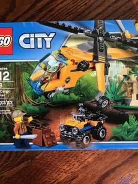 LEGO City 60158 Jungle Cargo Helicopter – NEW Sealed Rare Set